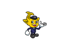 交通局公式マスコット ハッチーの画像